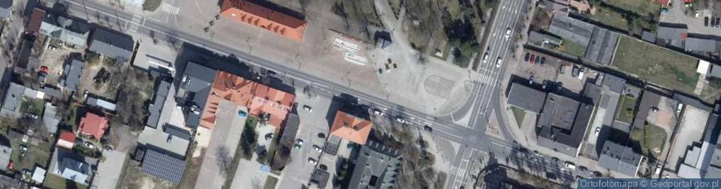 Zdjęcie satelitarne 0912 Ratusz Miejski Aleksandrów Łódzki EZG 2