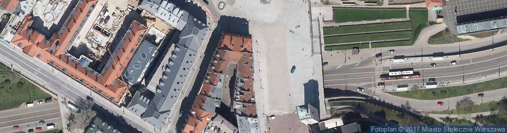 Zdjęcie satelitarne 100701 zamek krolewski warszawa