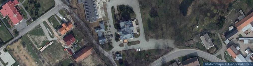 Zdjęcie satelitarne 2.Wnętrze Pałacu w Większycach