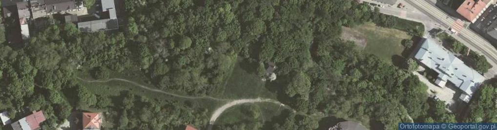 Zdjęcie satelitarne 20080217 Krakow Kosciol sw Benedykta 2602