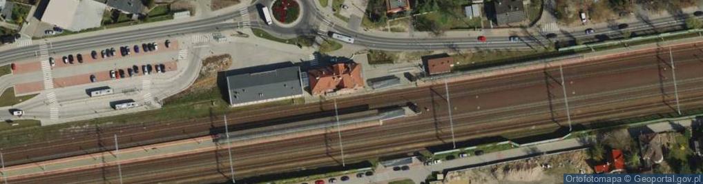 Zdjęcie satelitarne 20090807 Swarzędz stacja kolejowa 2