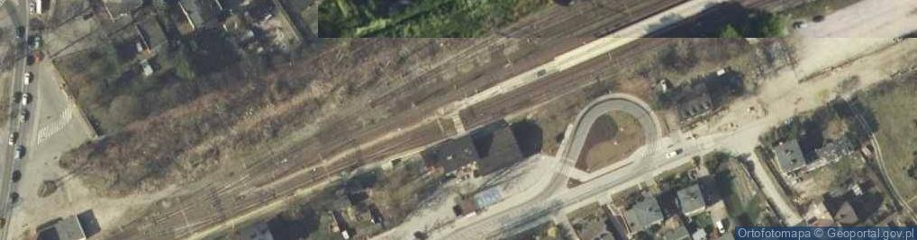 Zdjęcie satelitarne 20090812 Kobylnica stacja kolejowa