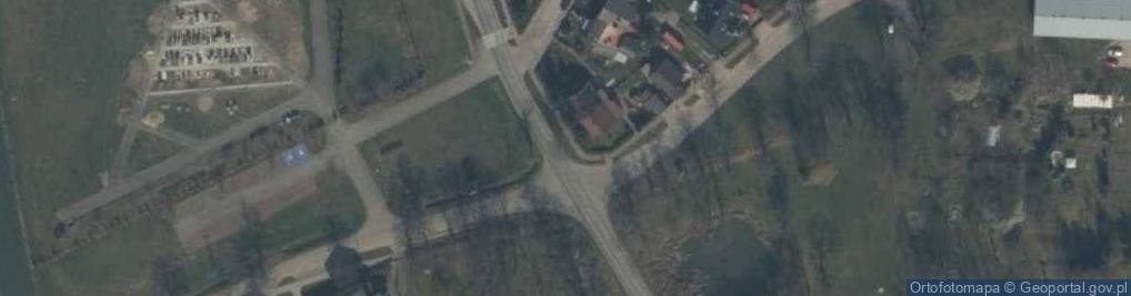 Zdjęcie satelitarne 3 Church Krzyzanowo-Netzendorf 2008