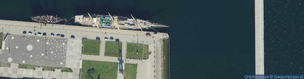 Zdjęcie satelitarne Aleja Statków Pasażerskich, tablica MS Emerald Princess