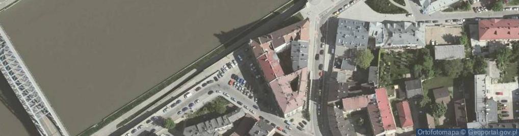 Zdjęcie satelitarne Aleksandrowicz tenement, 9 Brodzinskiego street, Podgorze, Krakow, Poland