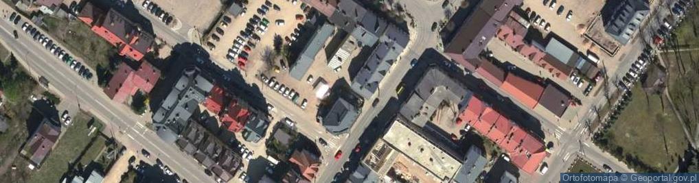 Zdjęcie satelitarne Augustów urząd miasta 18.07.2009 p