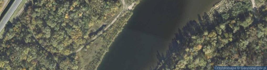 Zdjęcie satelitarne Barczynka (dopływ Dunajca) - przepust1