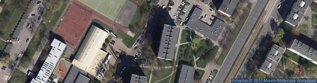Zdjęcie satelitarne Basen na geodetów warszawa