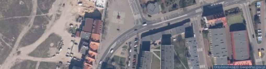 Zdjęcie satelitarne Biblioteka w Dębnie