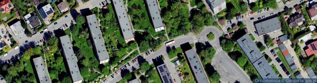 Zdjęcie satelitarne Bielsko-Biała, Dom Studencki nr 2