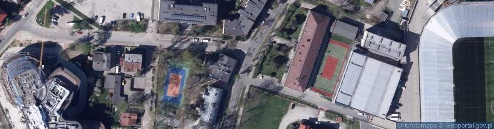 Zdjęcie satelitarne Bielsko-Biała, Dworkowa Broniewskiego
