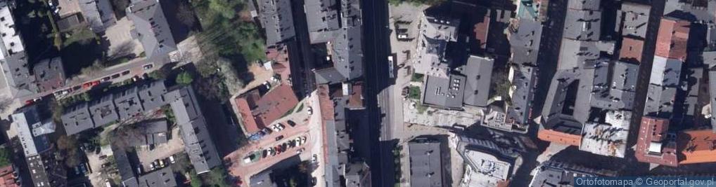 Zdjęcie satelitarne Bielsko-Biała, Hotel President