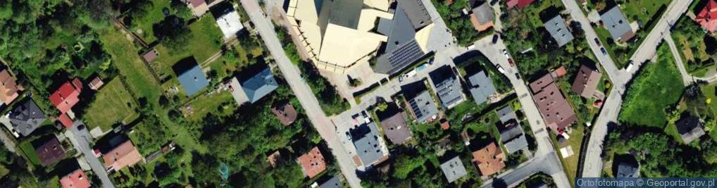 Zdjęcie satelitarne Bielsko-Biała, osiedle Aleksandrowickie - ul. Kolbego