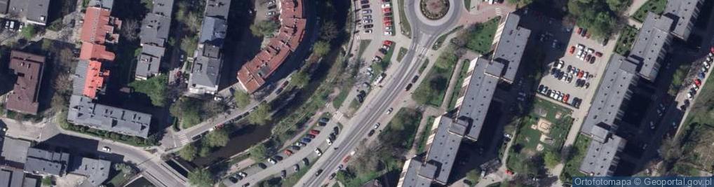 Zdjęcie satelitarne Bielsko-Biała, Osiedle Śródmiejskie