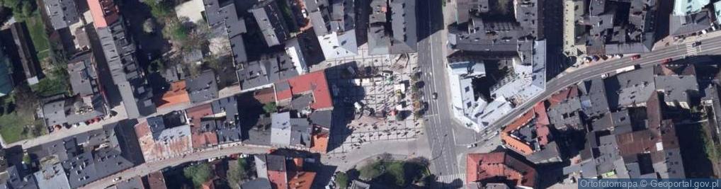 Zdjęcie satelitarne Bielsko-Biała, Stare Miasto
