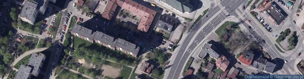 Zdjęcie satelitarne Bielsko-Biała, Urząd Stanu Cywilnego