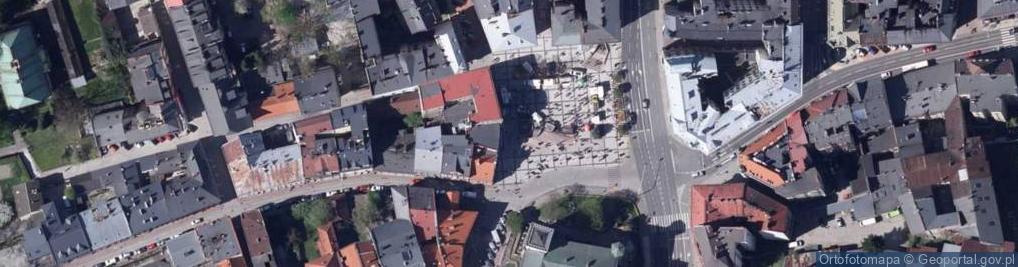 Zdjęcie satelitarne Bielsko-Biała, Wzgórze 15 tabliczka