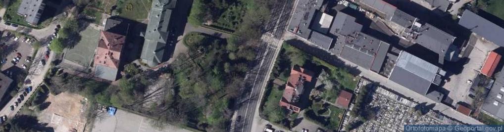 Zdjęcie satelitarne Bielsko-Biała, Żywiecka, dom starców