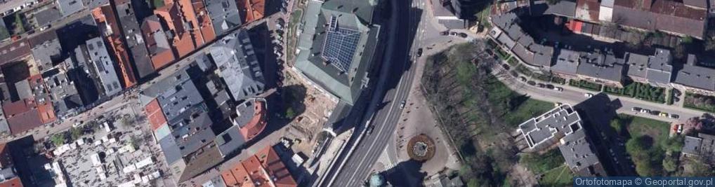 Zdjęcie satelitarne Bielsko - Poczta