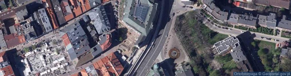 Zdjęcie satelitarne Bielskocentrum,a