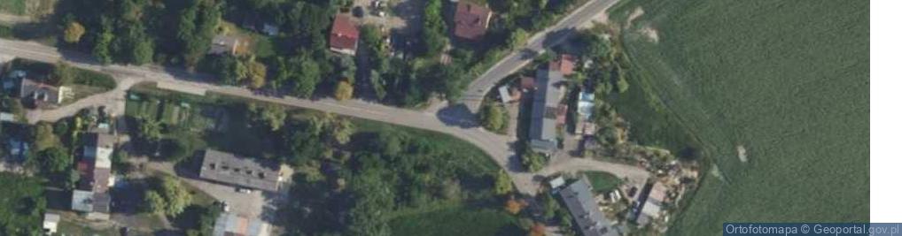 Zdjęcie satelitarne Biskupice, droga do Brwinowa