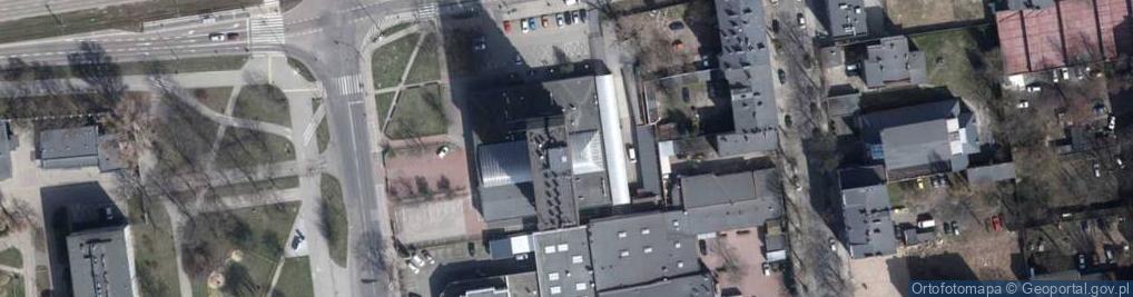 Zdjęcie satelitarne Biurowiec na Placu Hallera Łódź