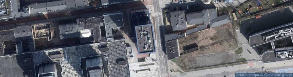 Zdjęcie satelitarne Blue Tower Lodz