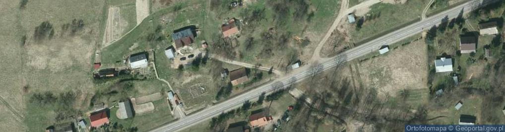 Zdjęcie satelitarne Boguszówka (województwo podkarpackie)-kapliczka