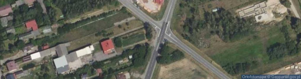 Zdjęcie satelitarne Boisko treningowe klubu Wisła Dziecinów i DW 799