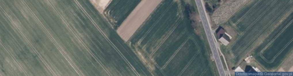 Zdjęcie satelitarne Boleszkowice cmentarz zydowski 2