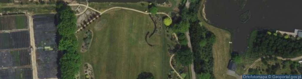 Zdjęcie satelitarne Boronów Doły droga 2009 p