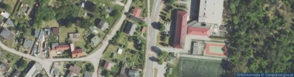 Zdjęcie satelitarne Boronów szkoła 2009 p