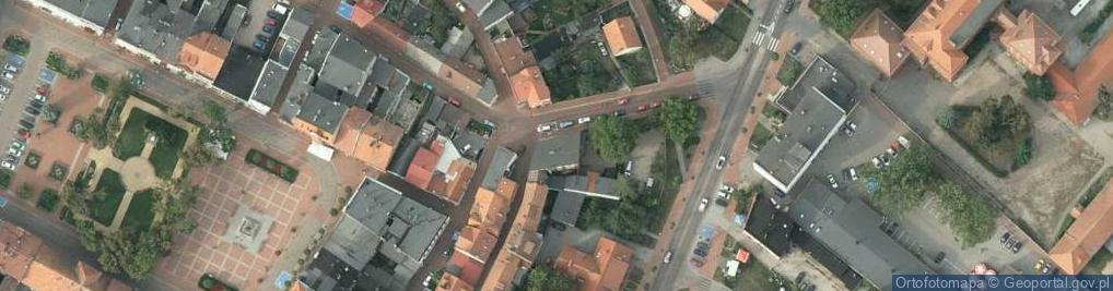 Zdjęcie satelitarne Bory Tucholskie