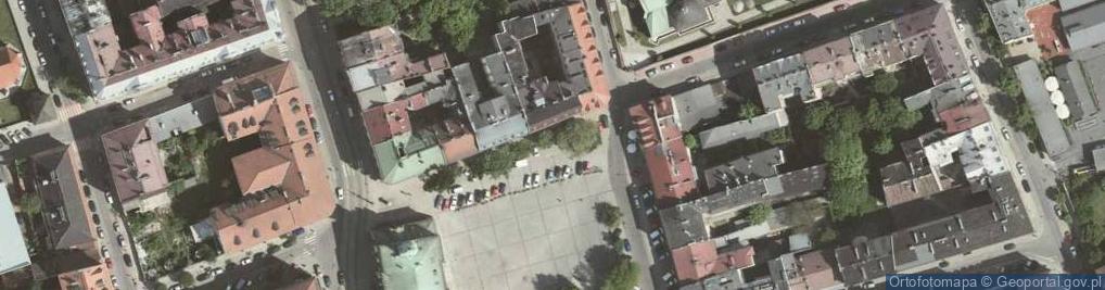 Zdjęcie satelitarne Bozego Ciala (Corpus Christi) street,Kazimierz,Krakow,Poland