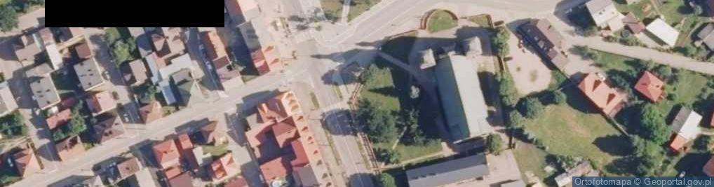 Zdjęcie satelitarne Brama Kisielnickich w Stawiskach
