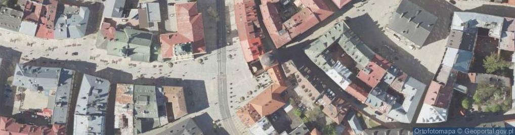 Zdjęcie satelitarne Brama Krakowska w Lublinie - schody