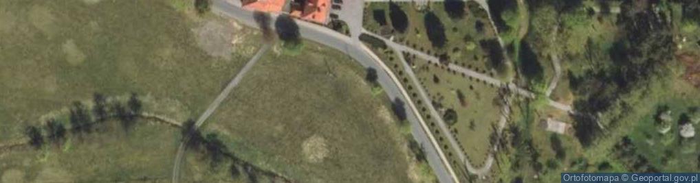 Zdjęcie satelitarne Braniewo sankt sw krzyza od rzeki