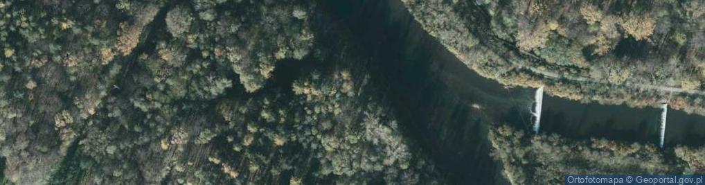 Zdjęcie satelitarne Brennica i Wisła