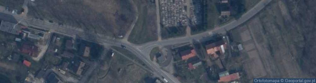 Zdjęcie satelitarne Brojce - kosciol