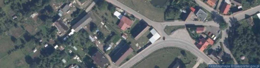 Zdjęcie satelitarne Bruskowo W- zabudowa1