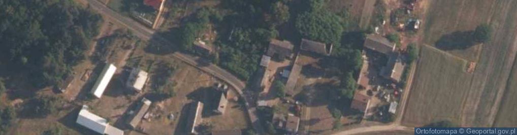 Zdjęcie satelitarne Brzózki (województwo łódzkie) - Struga Węglewska