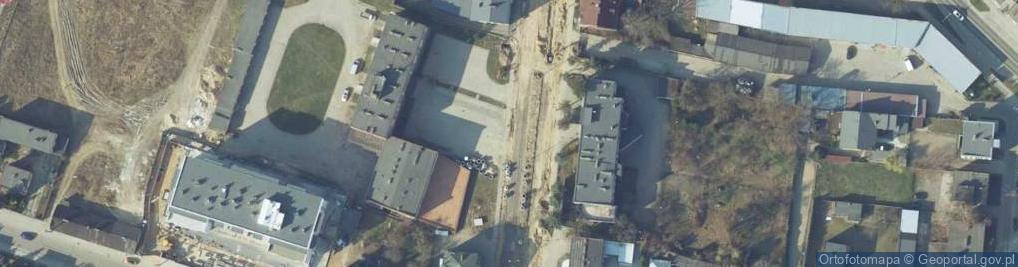 Zdjęcie satelitarne Budynek bankowy w Mławie