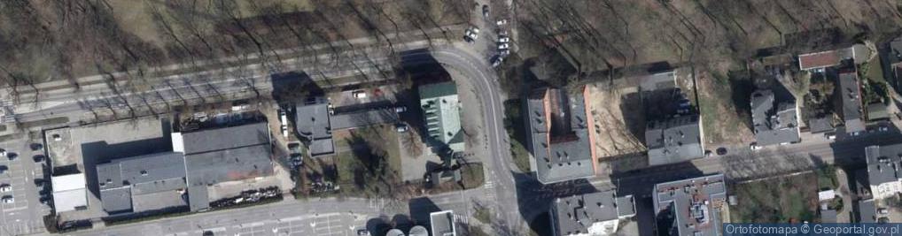 Zdjęcie satelitarne Budynek dyrekcji rzeźni miejskiej w Łodzi