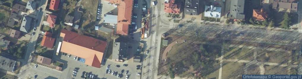 Zdjęcie satelitarne Budynek technikum gastronomicznego Mława