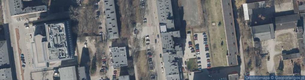 Zdjęcie satelitarne Budynek ul.Anstadta 7 Lodz