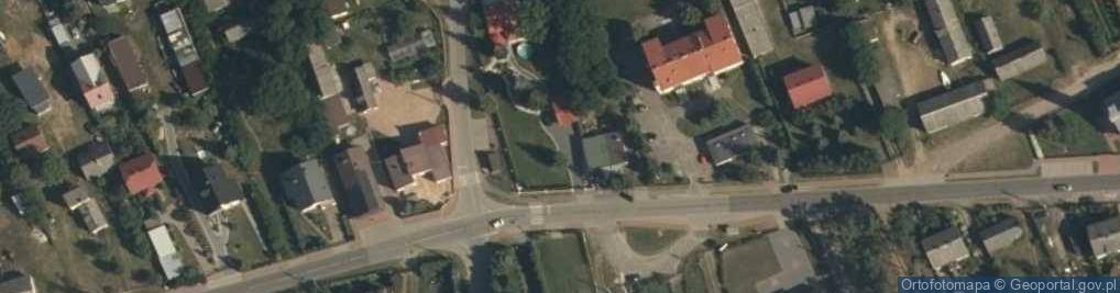 Zdjęcie satelitarne Bug - rozlewiska w Kuligowie