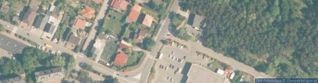 Zdjęcie satelitarne Bukowno-tory