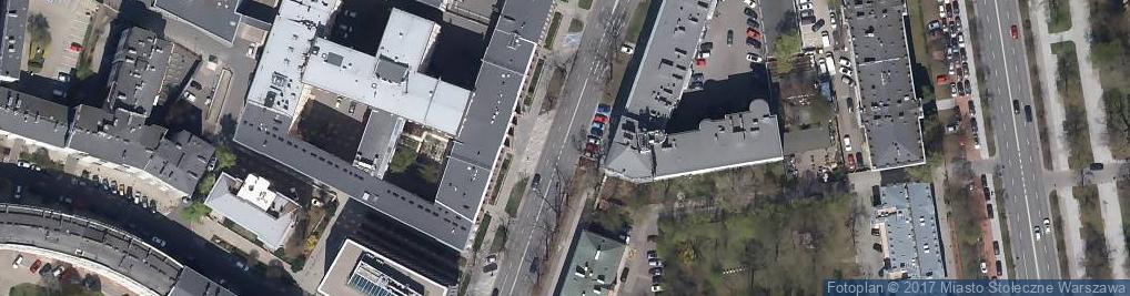 Zdjęcie satelitarne Bundesarchiv Bild 121-0286, Warschau, Stabsgebäude der Kdo. der Schutzpolizei