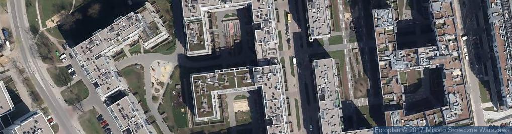 Zdjęcie satelitarne Bundesarchiv Bild 183-S56770, Warschau, brennendes Gaswerk