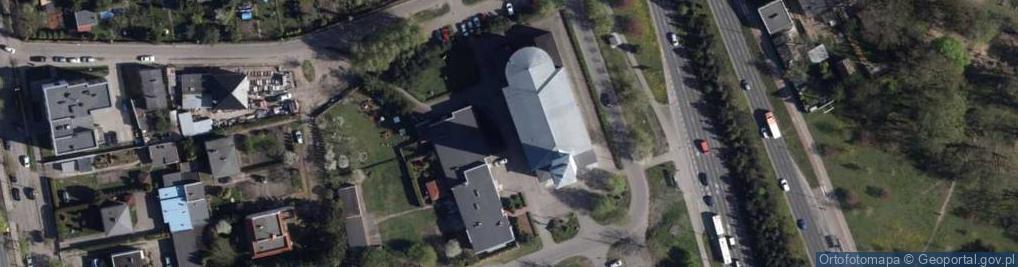 Zdjęcie satelitarne Bydgoszcz Kościół św Antoniego 1